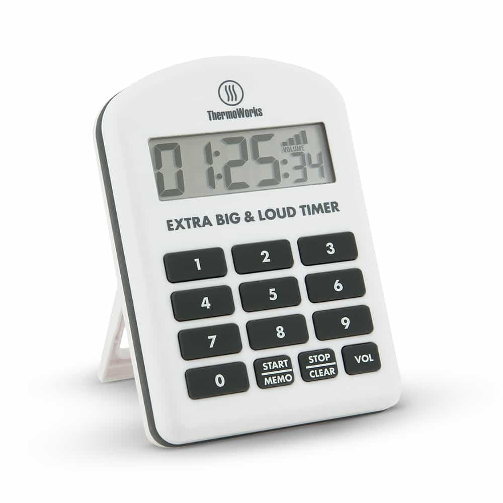 Thermoworks Extra Big and Loud Timer White