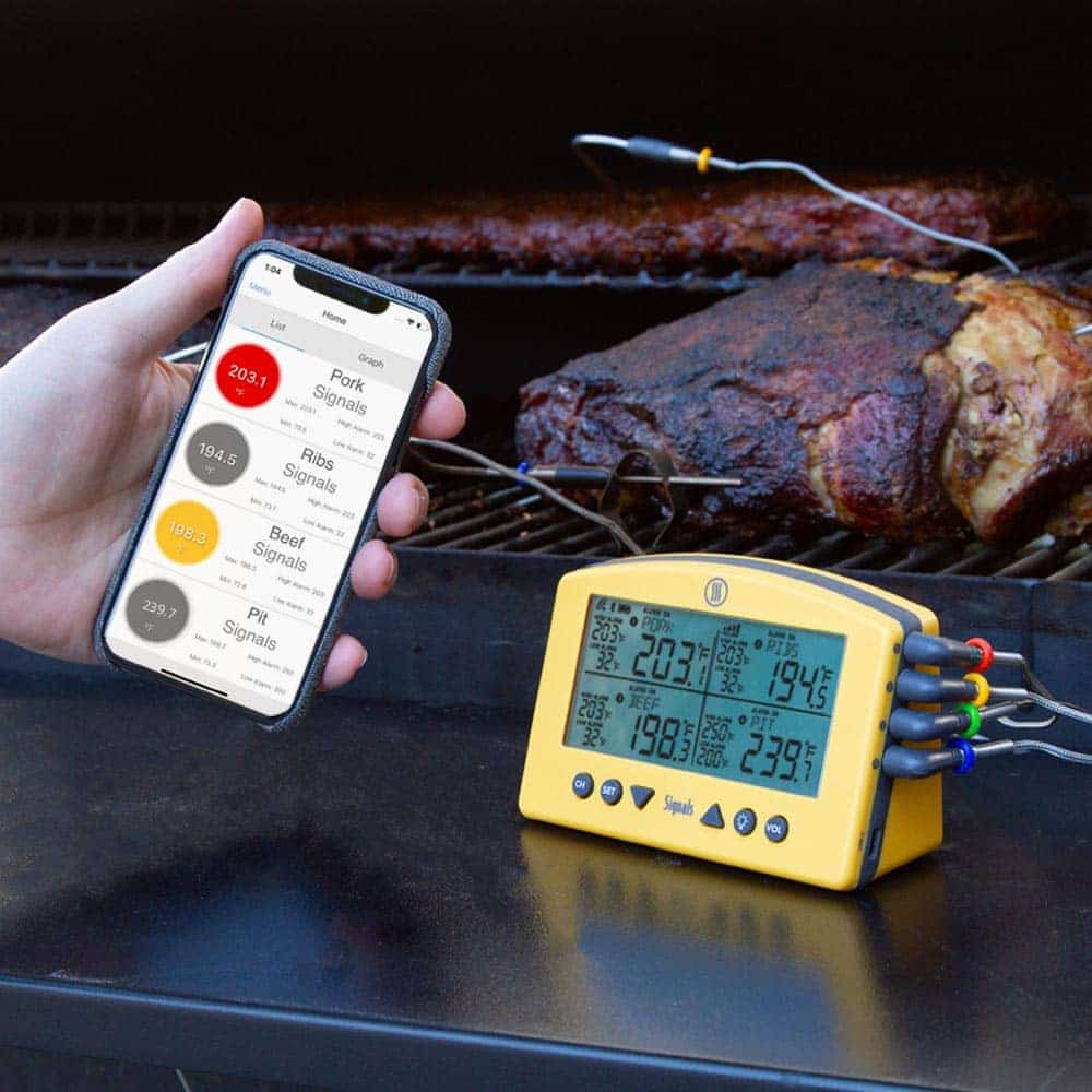 Signals BBQ Alarm Thermometer with Wi-Fi and Bluetooth® Wireless Technology
